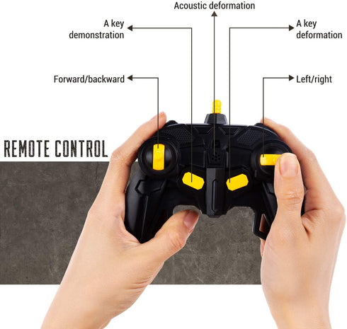 RC Transforming Excavator, Remote Control with Device and Bracelet Watch